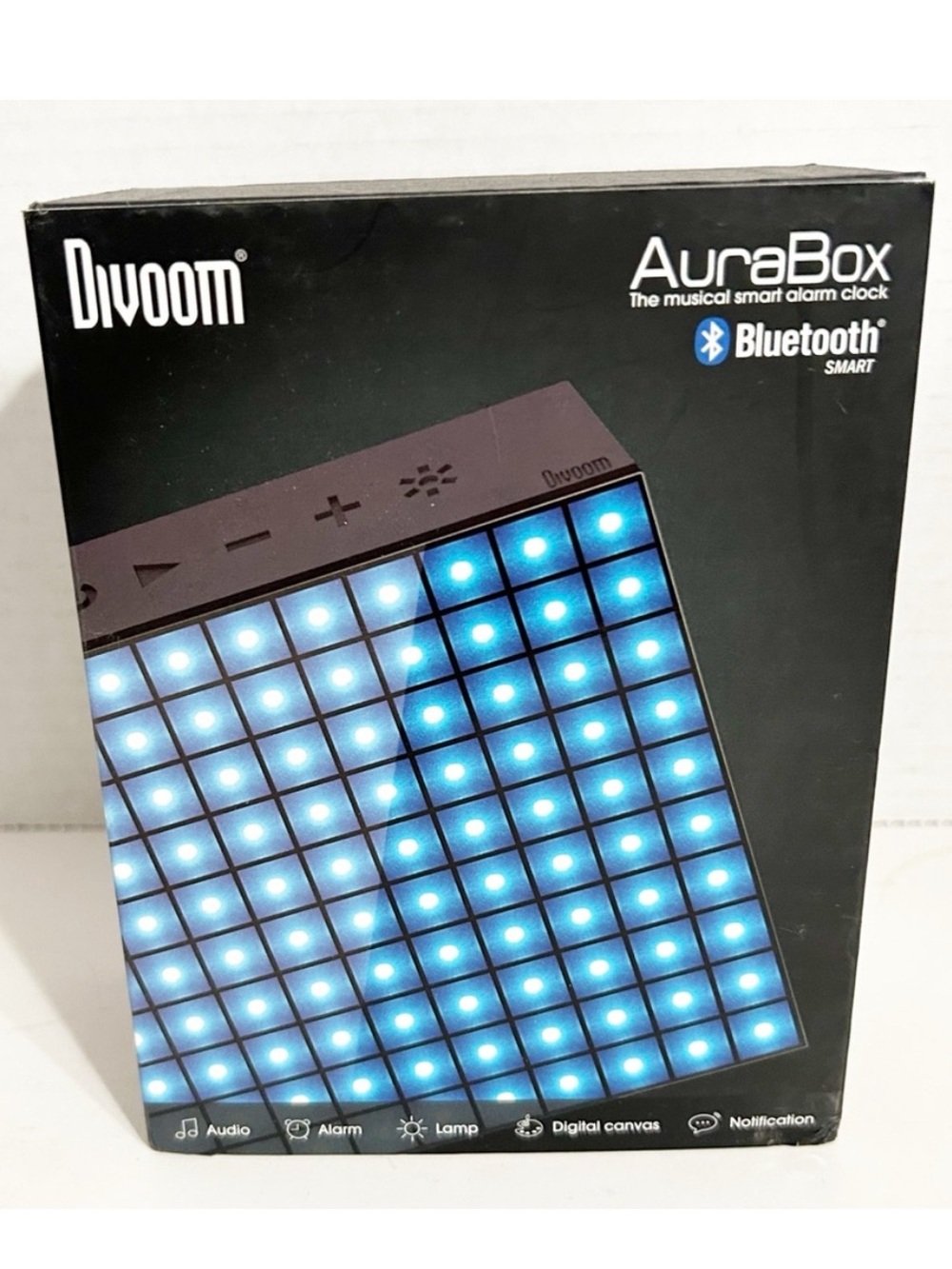 NWT Divoom AuraBox LED Bluetooth Speaker with Digital Canvas Smart Notifications